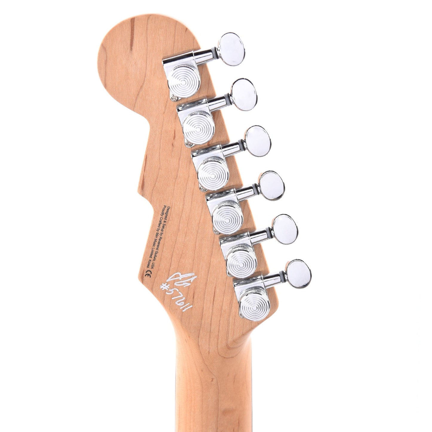 Reverend Descent W Baritone Midnight Black Electric Guitars / Solid Body