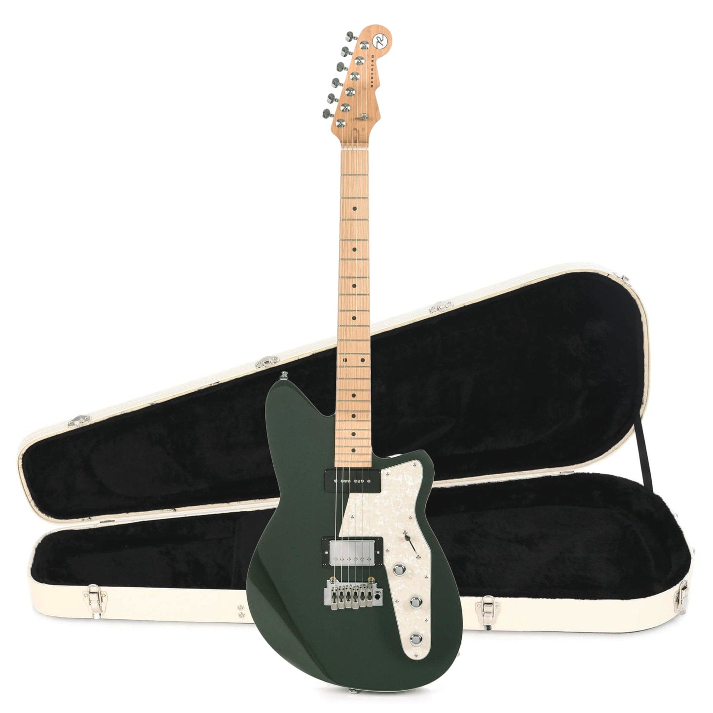 Reverend Double Agent W Outfield Ivy Hardshell Case Bundle Electric Guitars / Solid Body