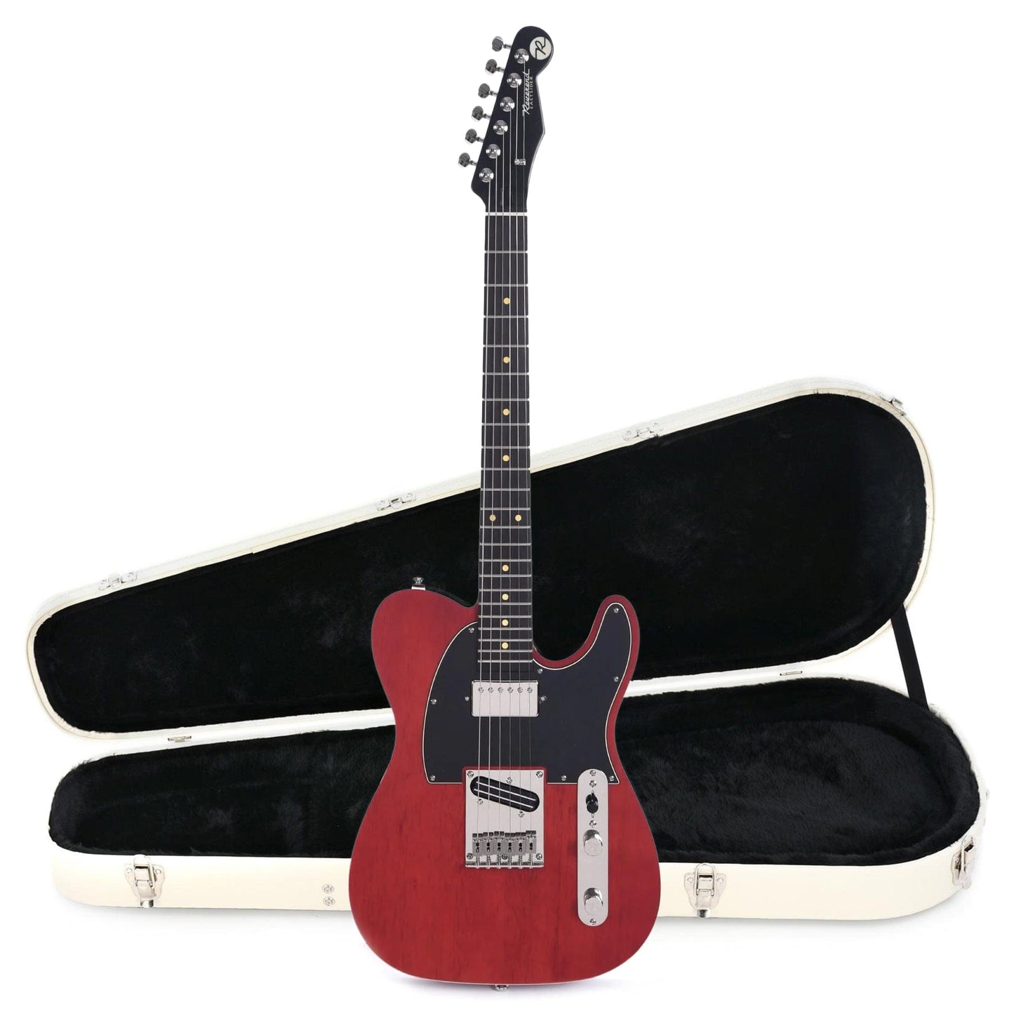 Reverend Pete Anderson Eastsider Custom Classic Cherry Hardshell Case Bundle Electric Guitars / Solid Body