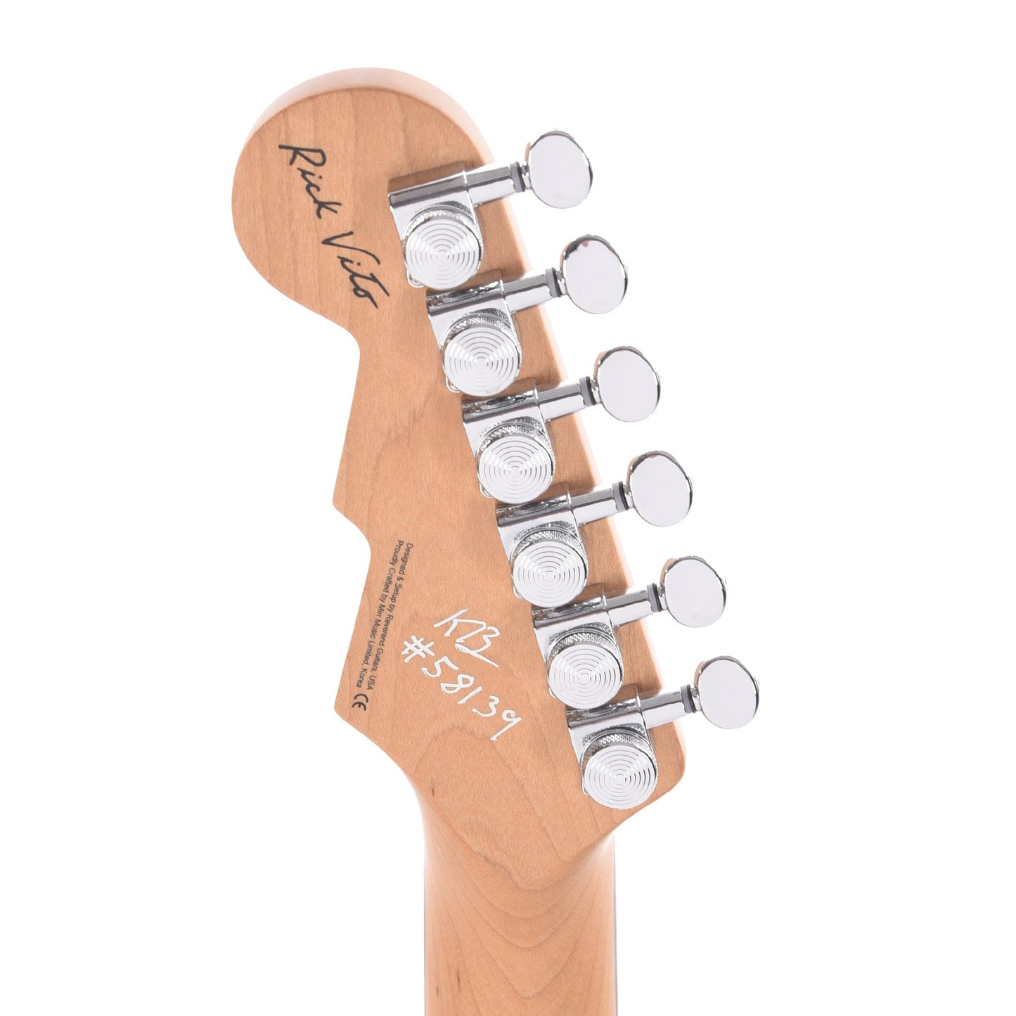 Reverend Rick Vito Soul Agent Midnight Black Electric Guitars / Solid Body