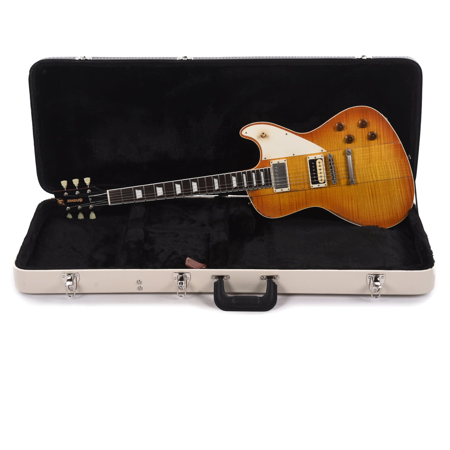 Rock n Roll Relics Revenge Old Growth Flame Maple Top Dirty Lemon w/Old Growth Brazilian Rosewood Fingerboard Electric Guitars / Solid Body