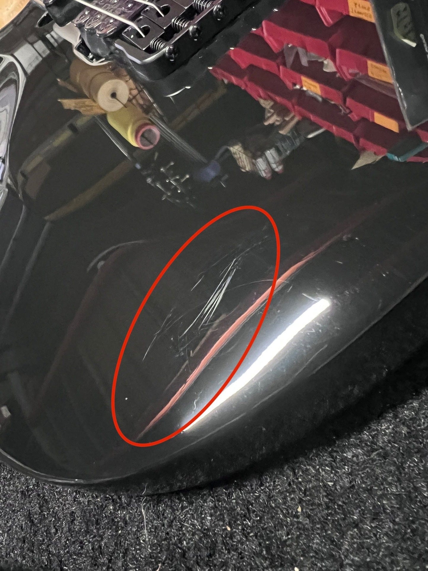 Schecter Sunset-6 Triad Gloss Black Electric Guitars / Solid Body