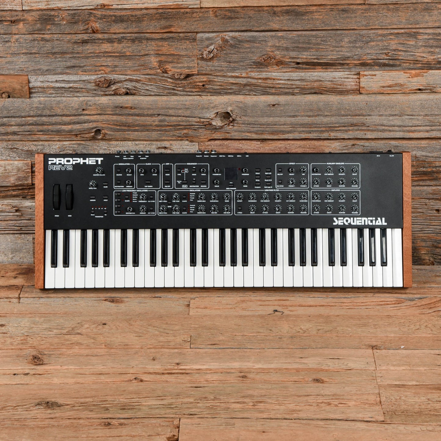 Sequential Circuits Prophet Rev 2 61-Key 16-Voice Polyphonic Synthesizer Keyboards and Synths / Synths / Analog Synths