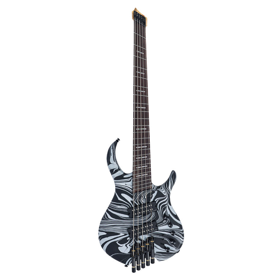 Sire Marcus Miller M6 Headless 5-String Black Swirl Electric Guitars / Solid Body