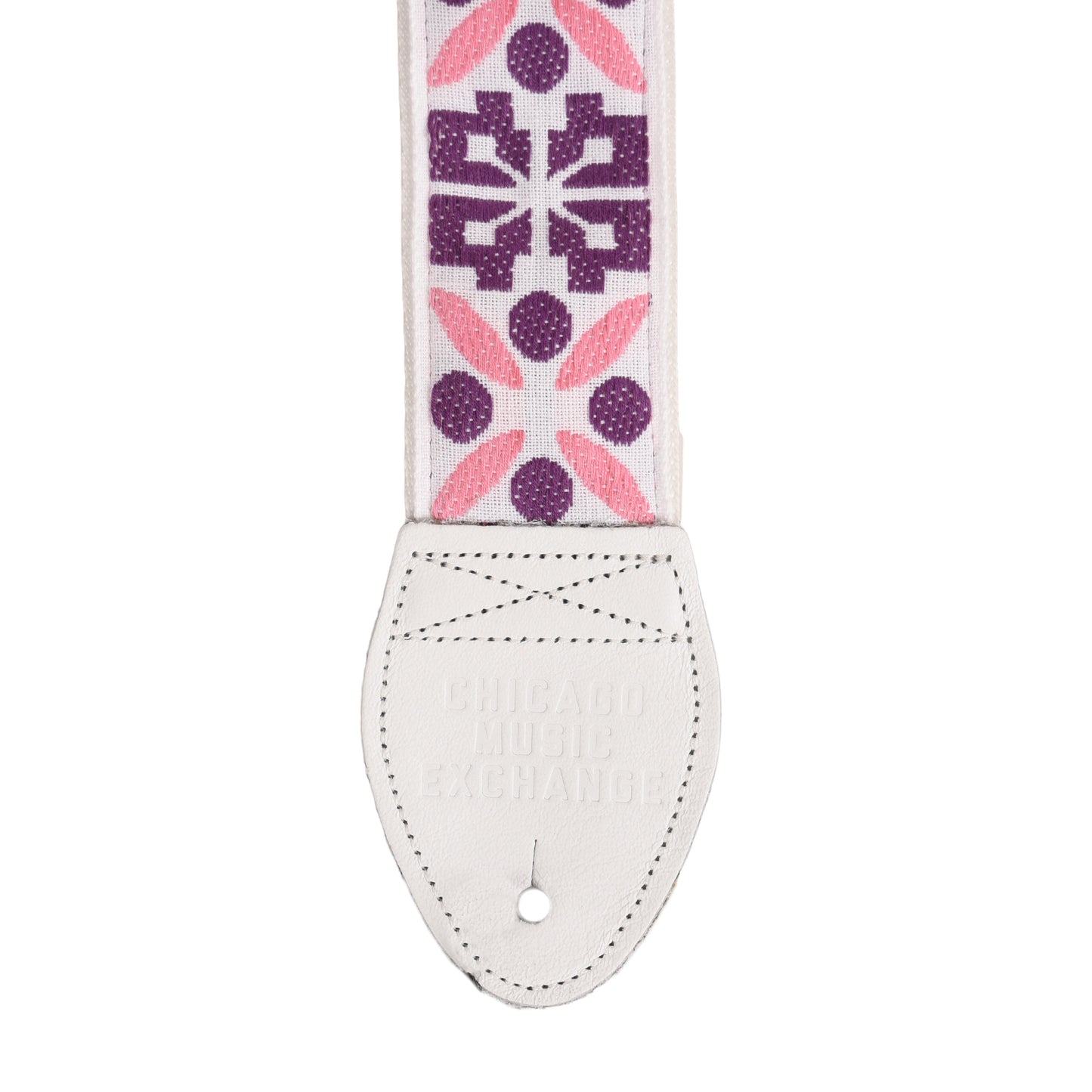 Souldier Inca Geometric White 2" Strap w/White Belt & Ends Accessories / Straps