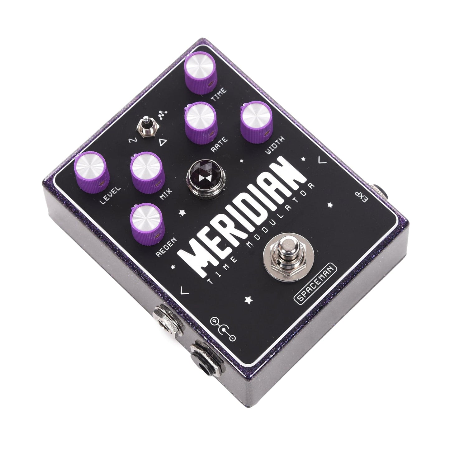 Spaceman Meridian Time Modulator Chorus/Vibrato/Flanger Pedal Purple Sparkle Effects and Pedals / Chorus and Vibrato