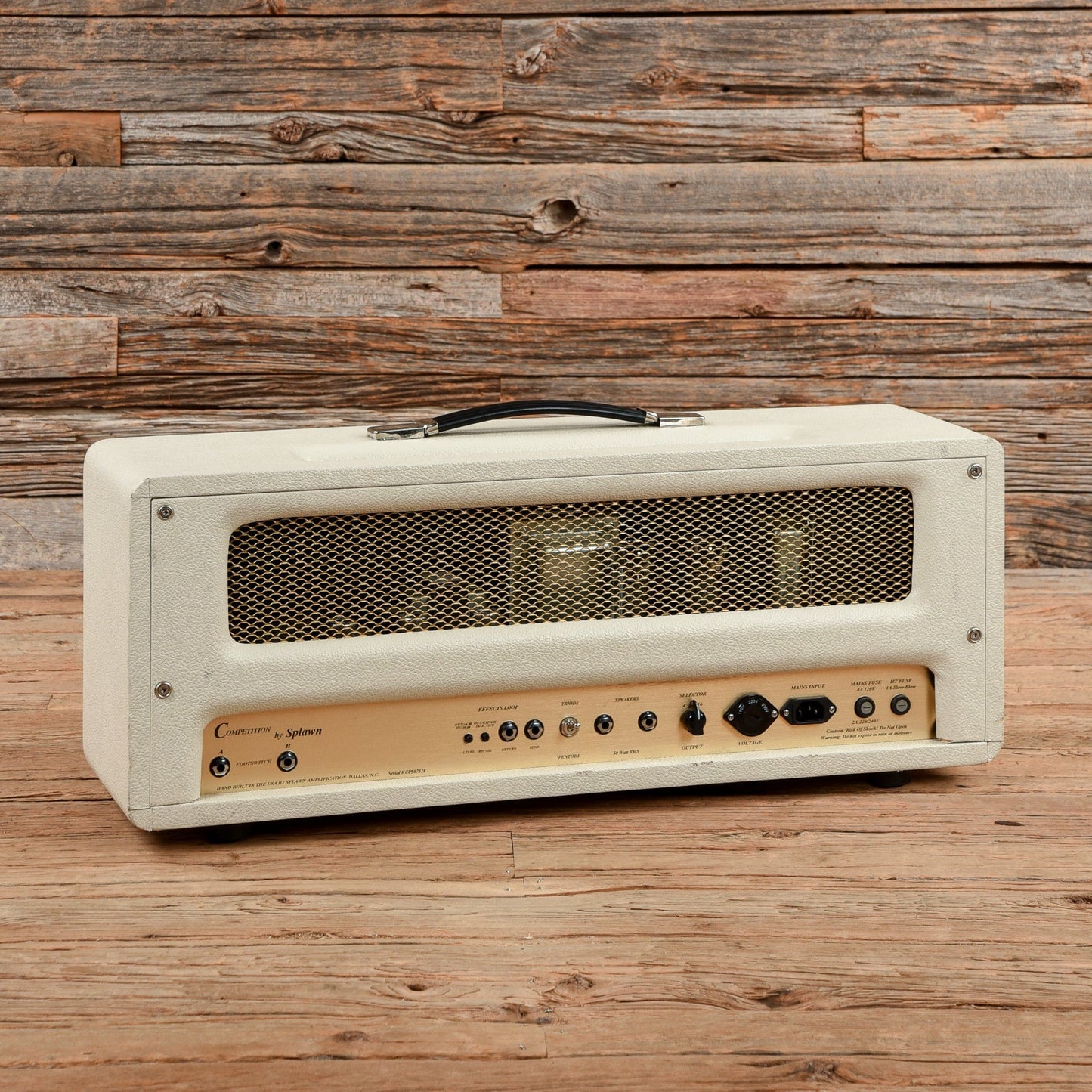 Splawn Competition 50 Guitar Head White Amps / Guitar Cabinets