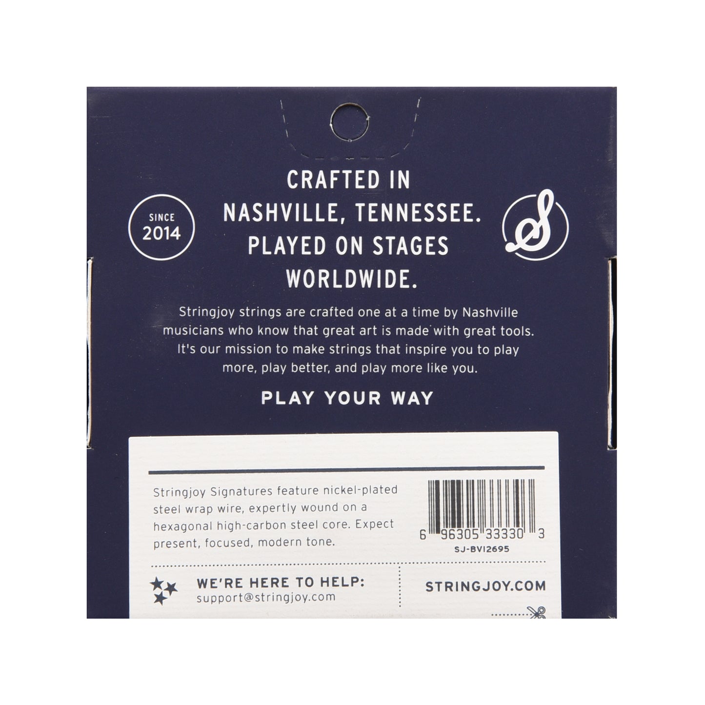 Stringjoy Signatures Bass VI Balanced Heavy Gauge 26-95 Nickel Wound Guitar Strings Accessories / Strings / Bass Strings