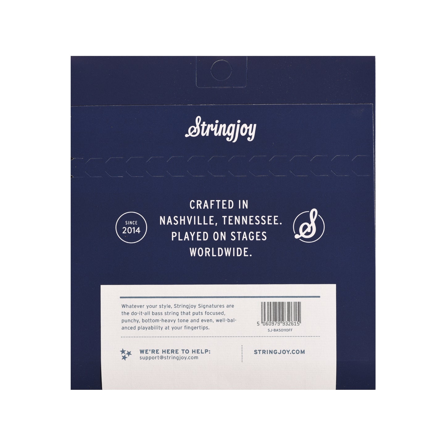 Stringjoy Signatures Heavy Gauge 50-110 4-String Fanned Fret Nickel Wound Bass Guitar Strings Accessories / Strings / Bass Strings
