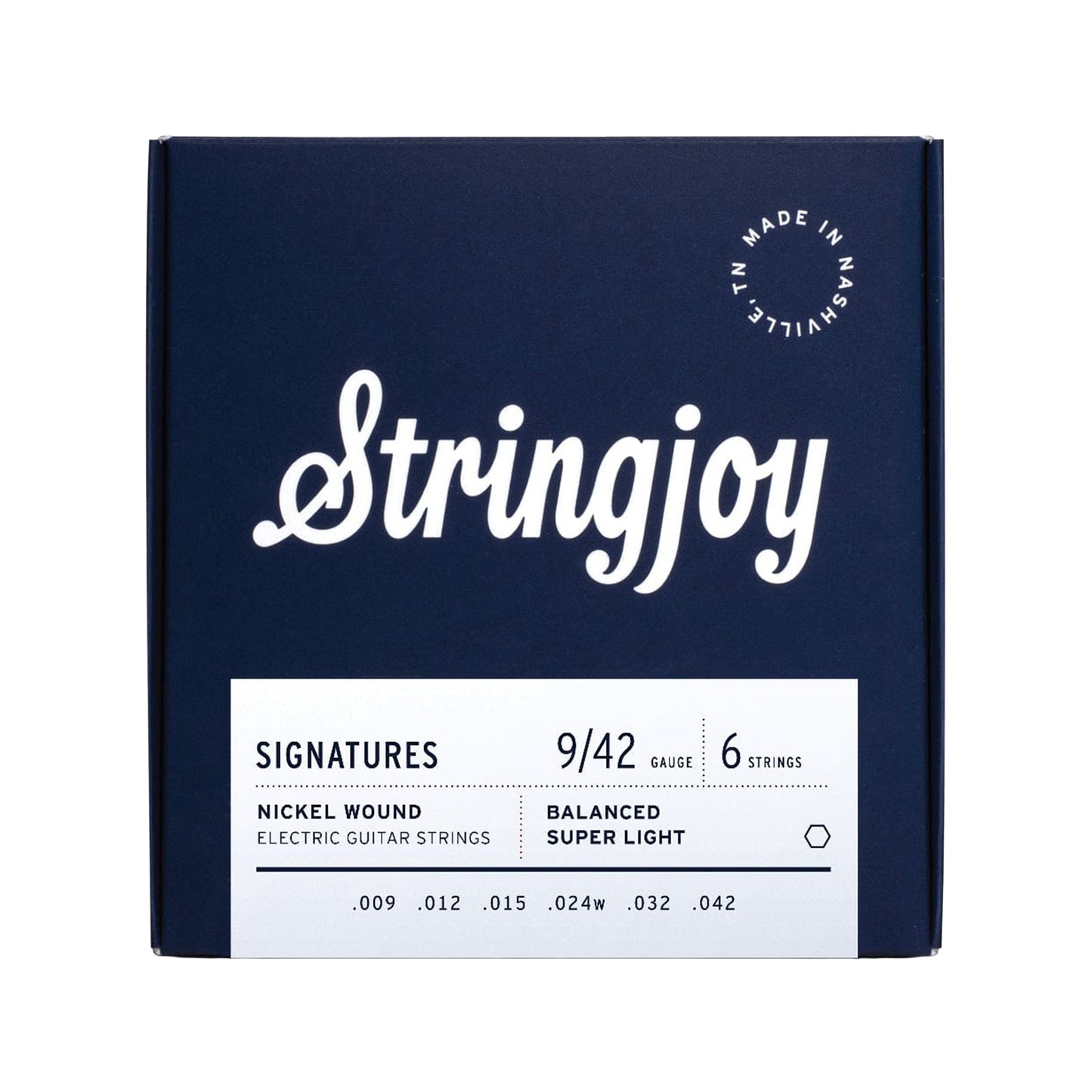 Stringjoy Electric Balanced Super Light Gauge 9-42 Accessories / Strings / Guitar Strings