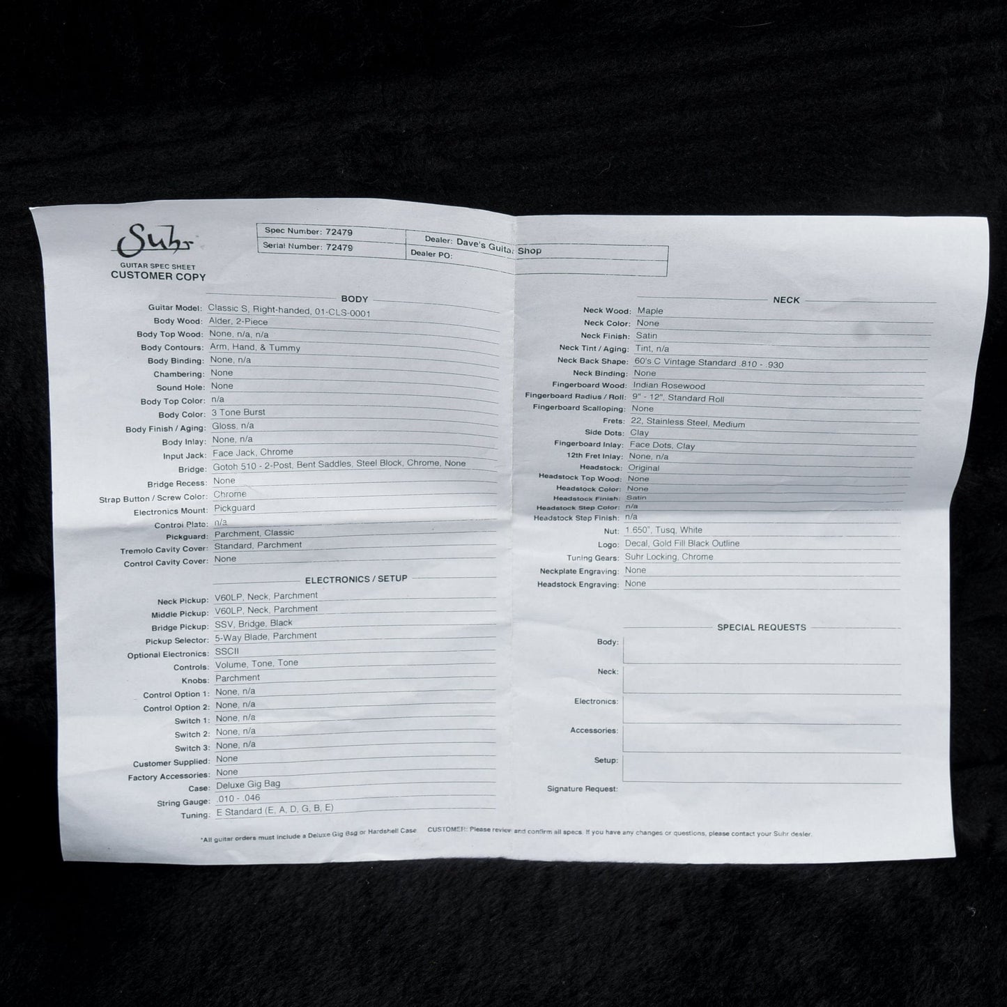 Suhr Classic S HSS Sunburst 2023 Electric Guitars / Solid Body