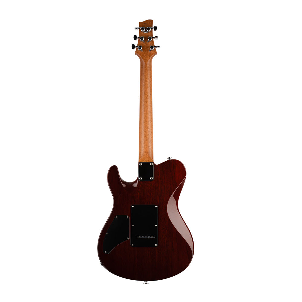Suhr Oso Short Scale Mahogany w/ Figured Curly Maple Top Bengal Burst Electric Guitars / Solid Body