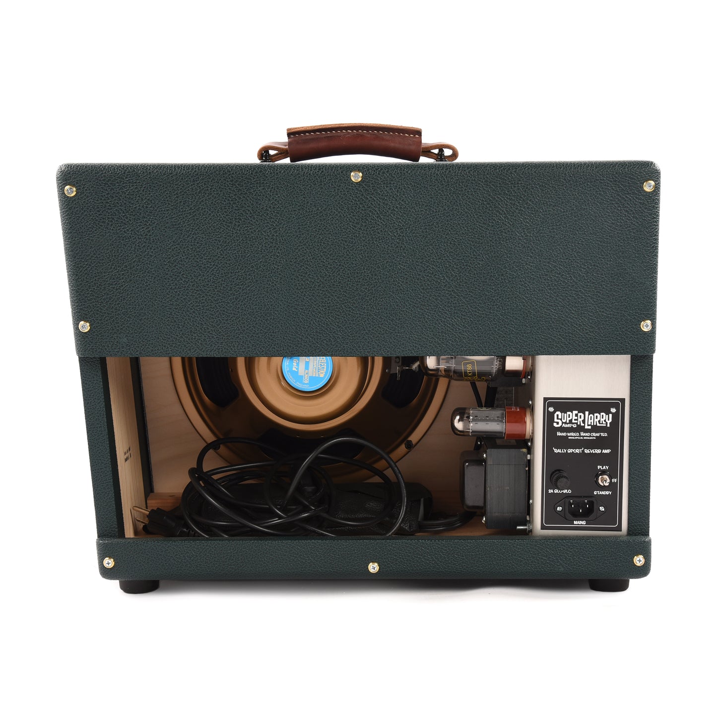 Super Larry Rally Sport Reverb 20w 1x12 Combo Amp Emerald Green Amps / Guitar Amps / Guitar Combos