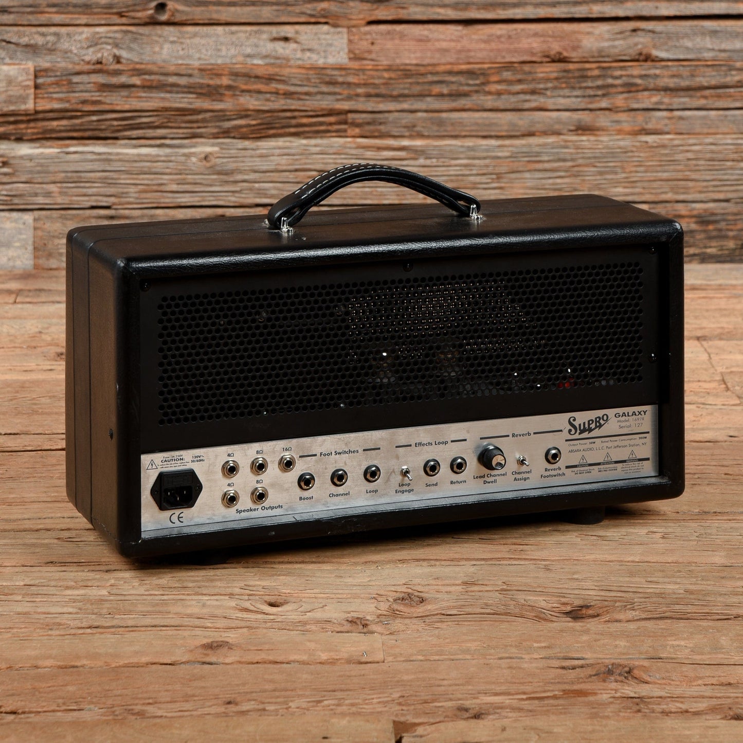 Supro 1697RH Galaxy 2-Channel 50-Watt Guitar Amp Head Amps / Guitar Cabinets