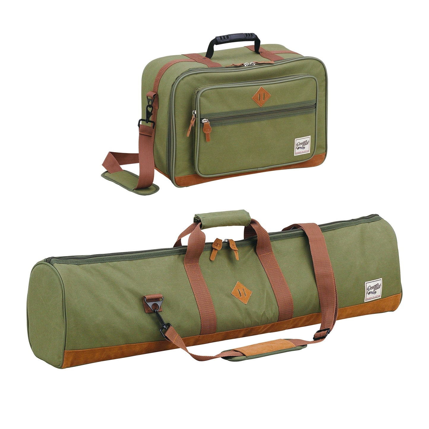 Tama Powerpad Designer Hardware Bag and Bass Drum Pedal Bag Moss Green Bundle Drums and Percussion / Parts and Accessories / Cases and Bags