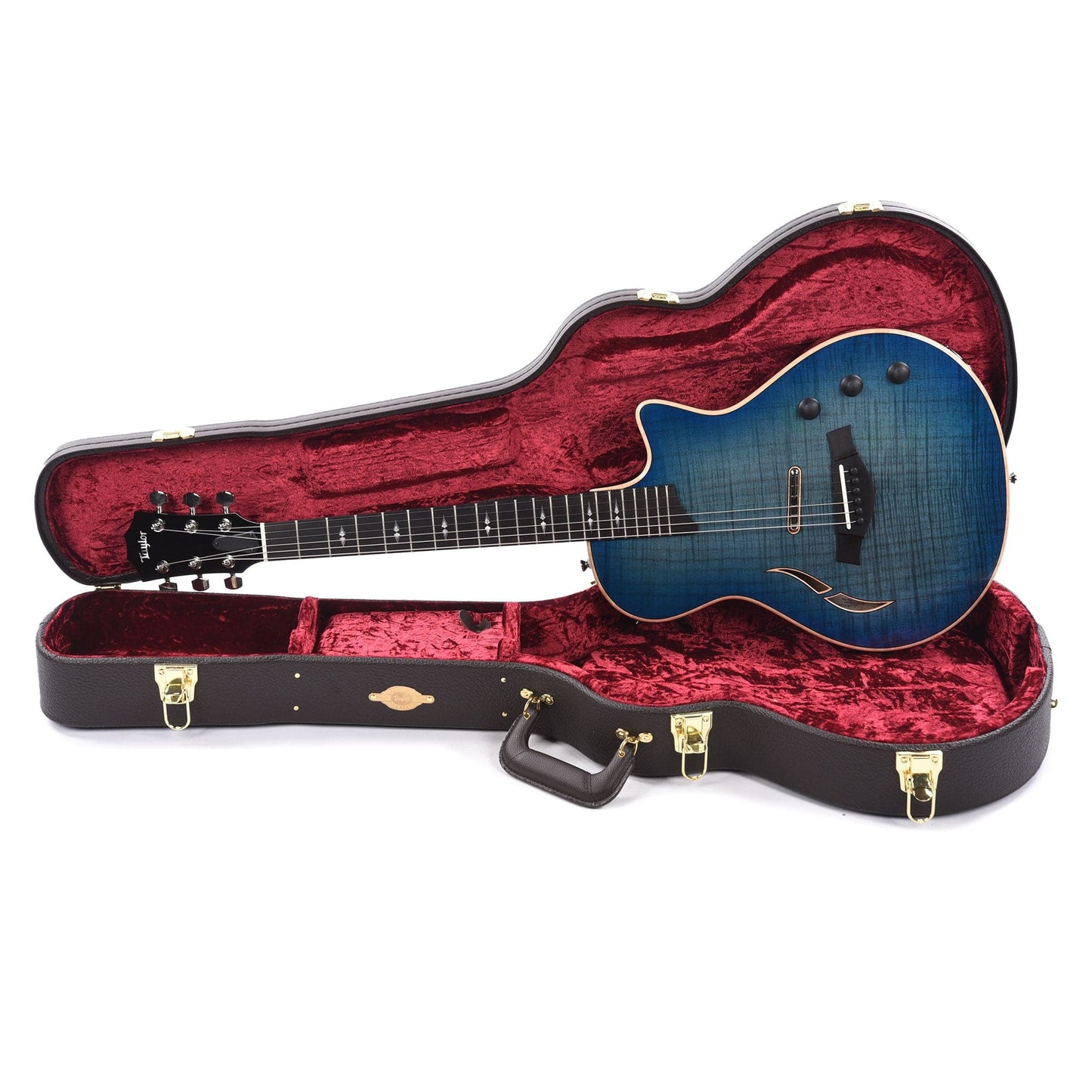 Taylor T5z Pro Figured Big Leaf Maple Harbor Blue Electric Guitars / Semi-Hollow