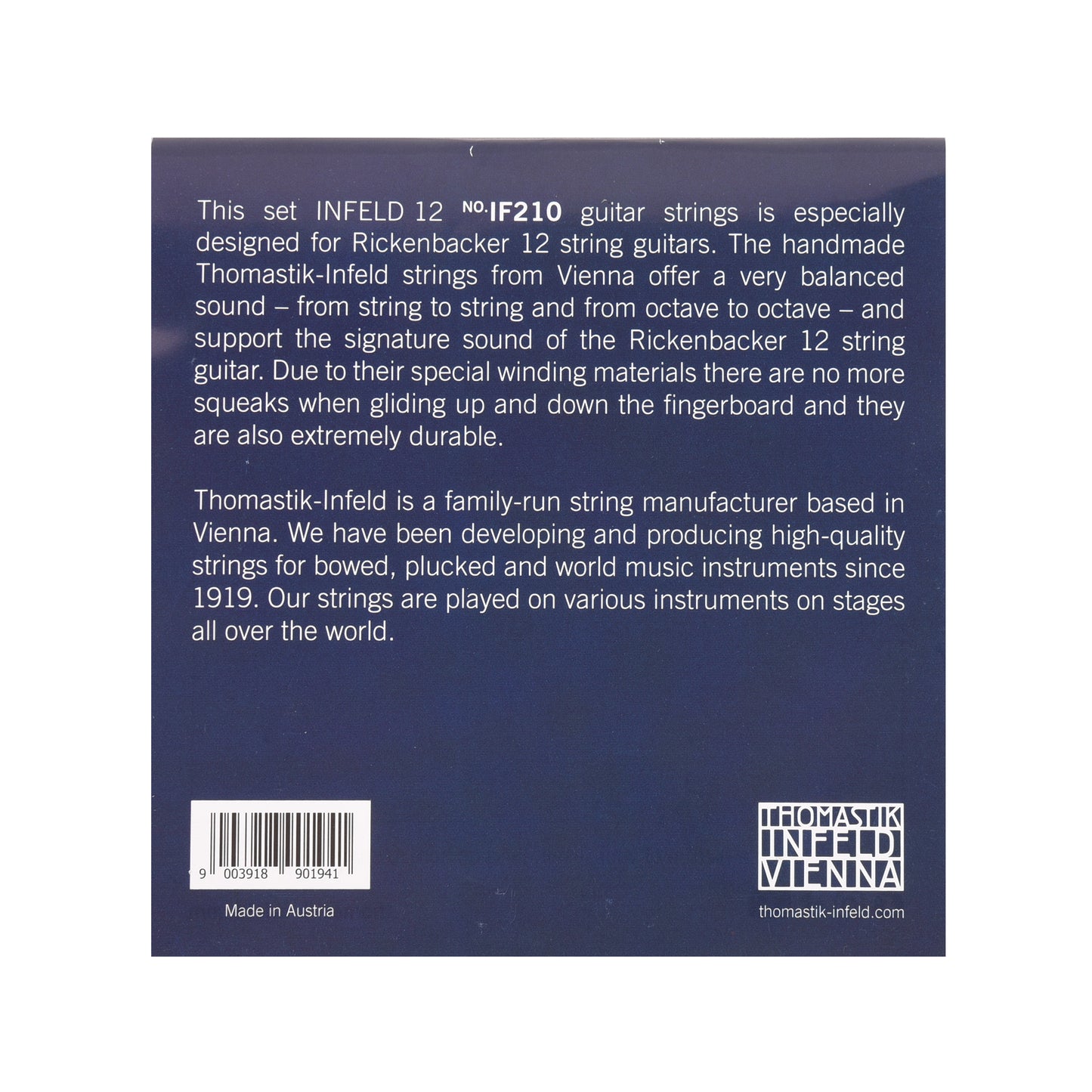 Thomastik-Infeld 12-String Electric Guitar Set Nickel Flat Wound Accessories / Strings / Guitar Strings