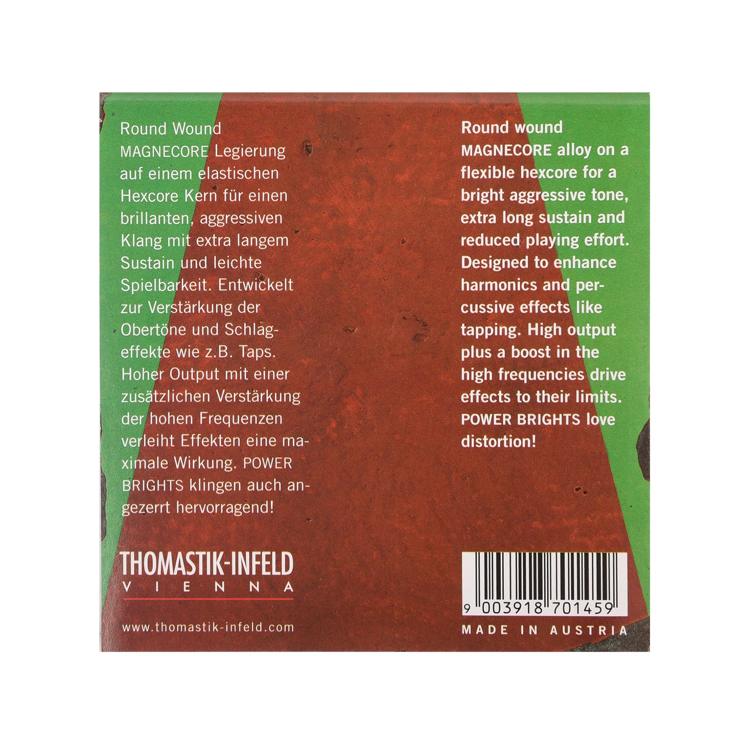 Thomastik RP110 Power Brights Heavy Bottom Round Wound Medium Light 10-50 Accessories / Strings / Guitar Strings