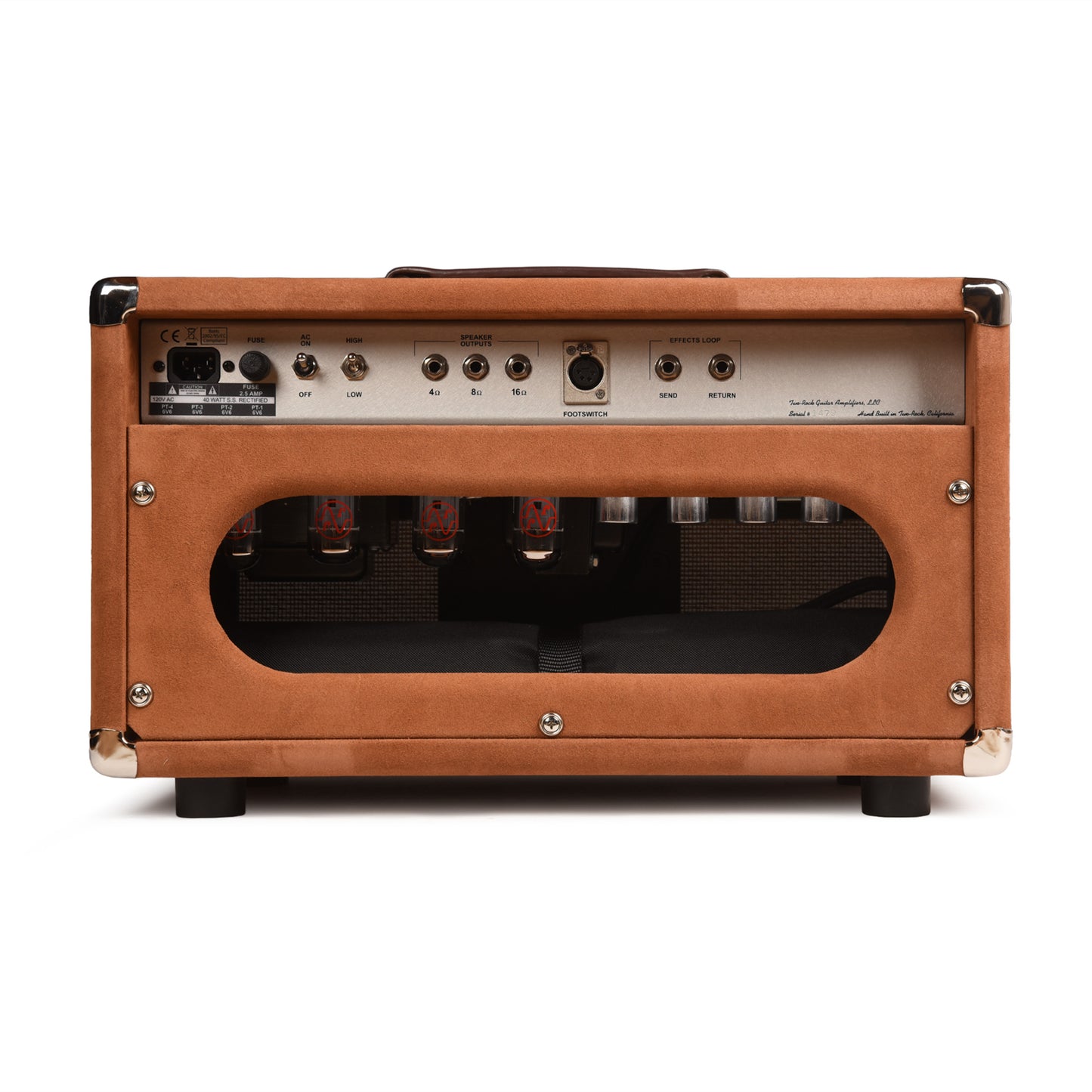 Two Rock Classic Reverb Signature 40/20W Head Tobacco Suede with Cane Cloth Amps / Guitar Amps / Guitar Heads