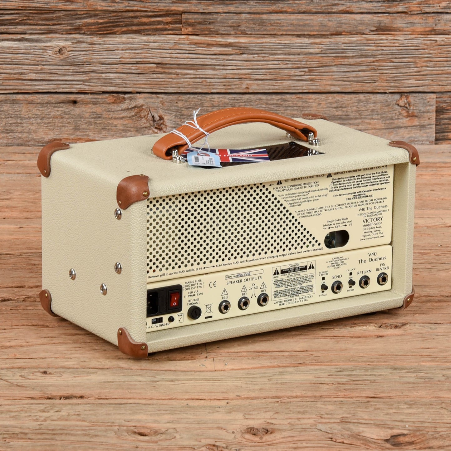 Victory Amps V40 The Duchess MKII Compact 42-Watt Guitar Amp Head Amps / Guitar Amps / Guitar Cabinets