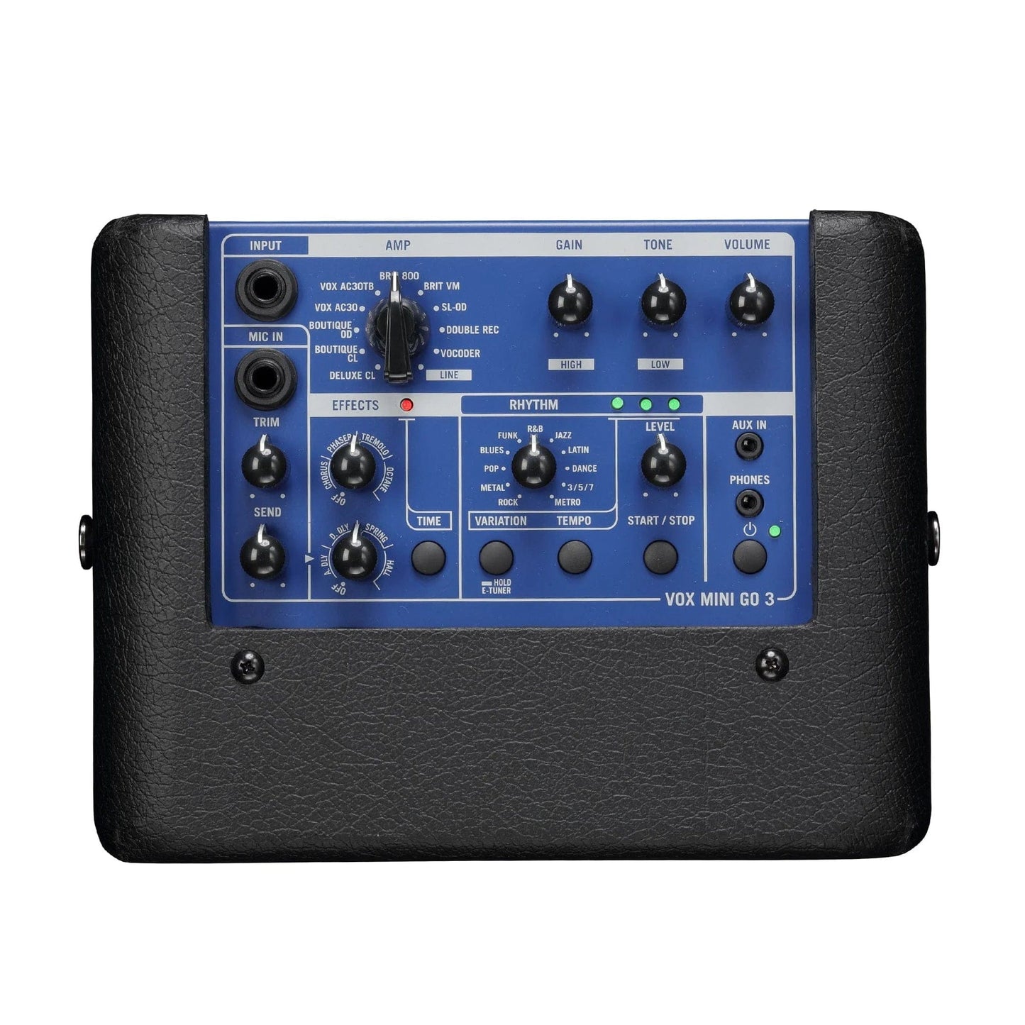 Vox Mini Go MINIGO3BL 3W 1x5 Portable Modeling Amp Cobalt Blue Amps / Small Amps