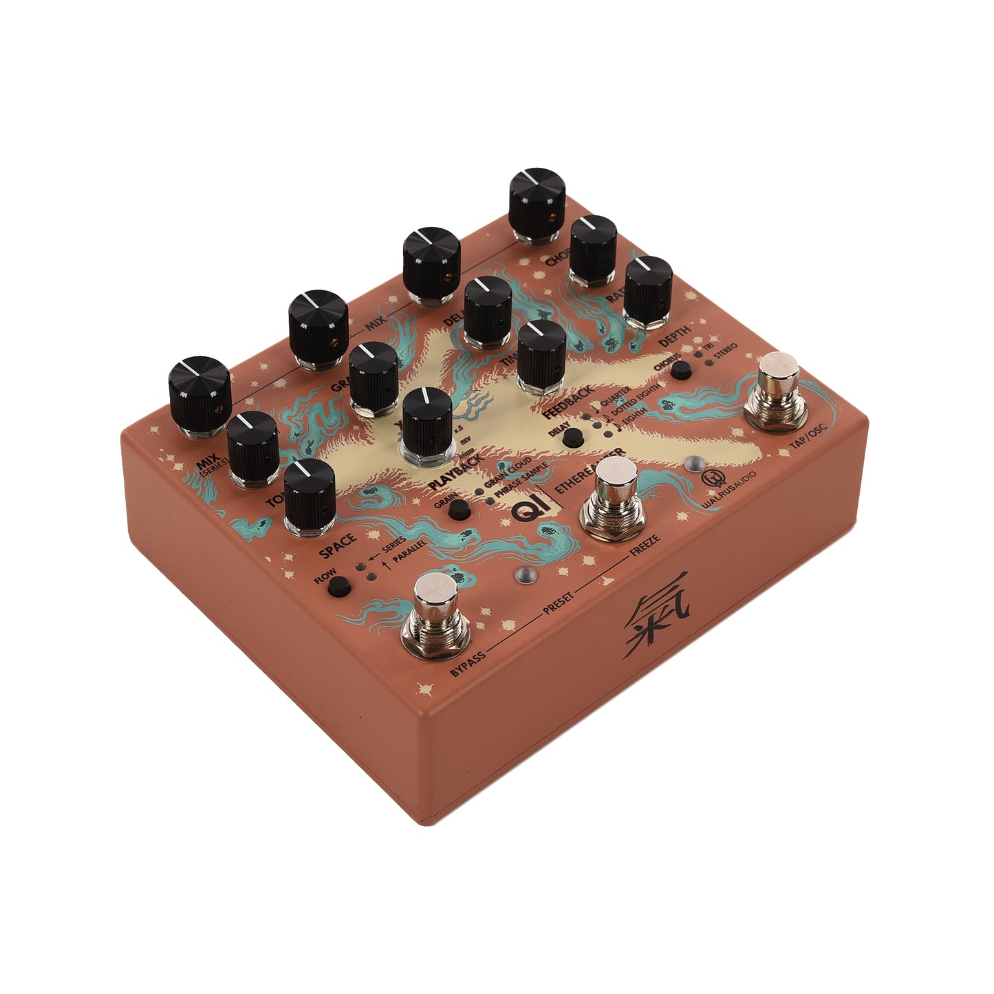 Walrus Qi Etherealizer Multi-Effect Pedal Terracotta Effects and Pedals / Multi-Effect Unit