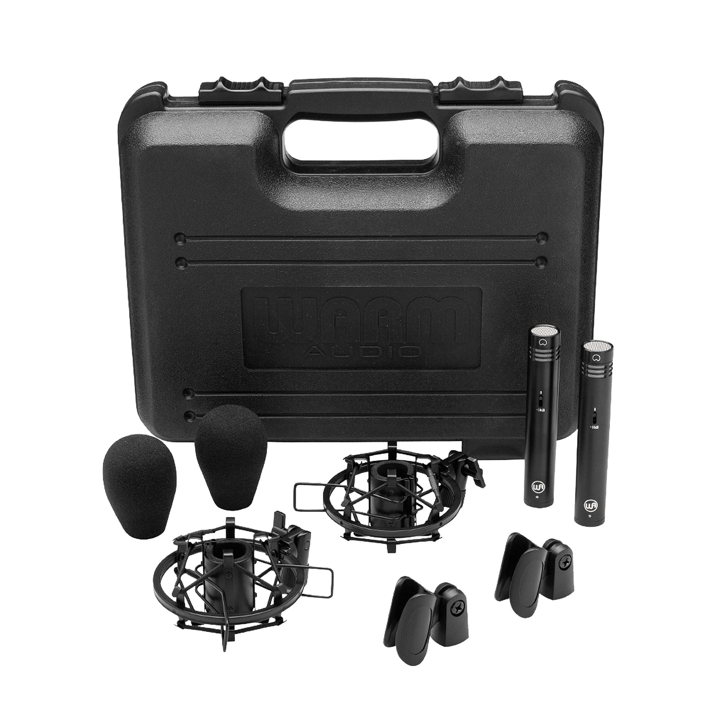 Warm Audio WA-84 Small-Diaphragm Condenser Microphone Stereo Pair Black Pro Audio / Microphones