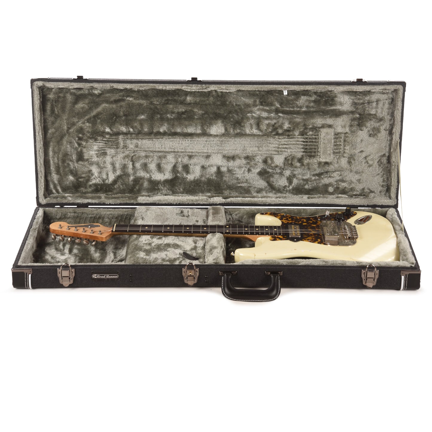 Waterslide S-Style Coodercaster Aged White Nitro w/ Mojo Lap Steel & Gold Foil Pickups Electric Guitars