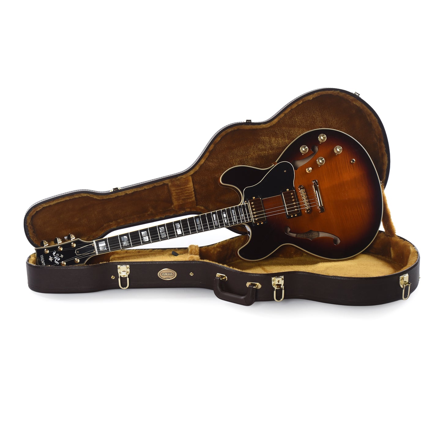 Yamaha SA2200 Semi-Hollow Electric Brown Sunburst Guitar Electric Guitars / Semi-Hollow