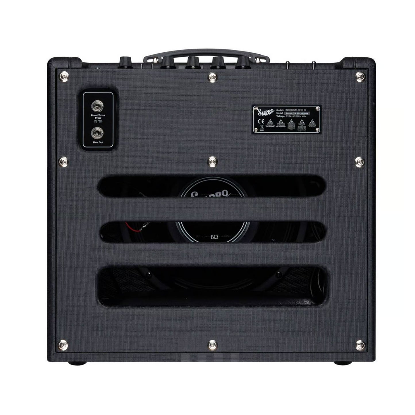 Supro Delta King 10 5W 1x10 Guitar Combo Amp w/ Reverb Black & Black