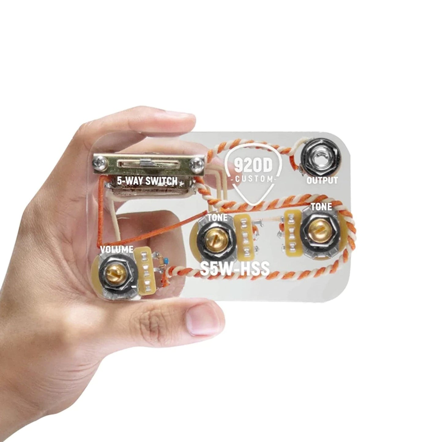 920D Custom S5W-HSS Stratocaster HSS 5-Way Super Switch Wiring Harness Upgrade Parts / Pickguards