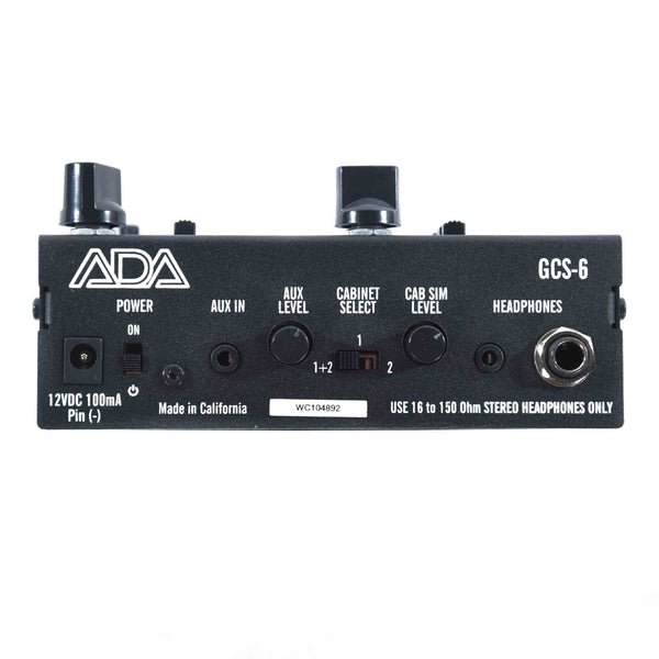A/DA GCS-6 Stereo Guitar Cabinet Simulator & DI with Headphone