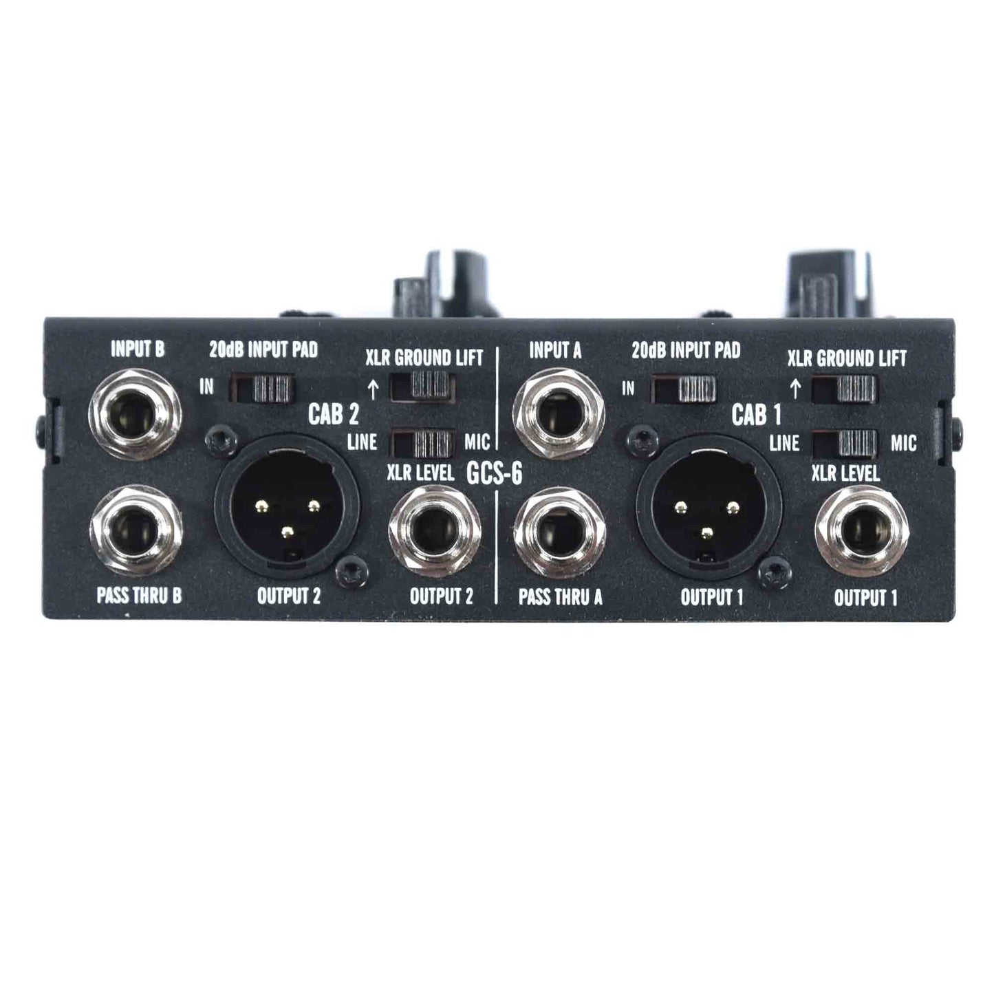 A/DA GCS-6 Stereo Guitar Cabinet Simulator & DI with Headphone Mixer and Level Control Effects and Pedals / Amp Modeling