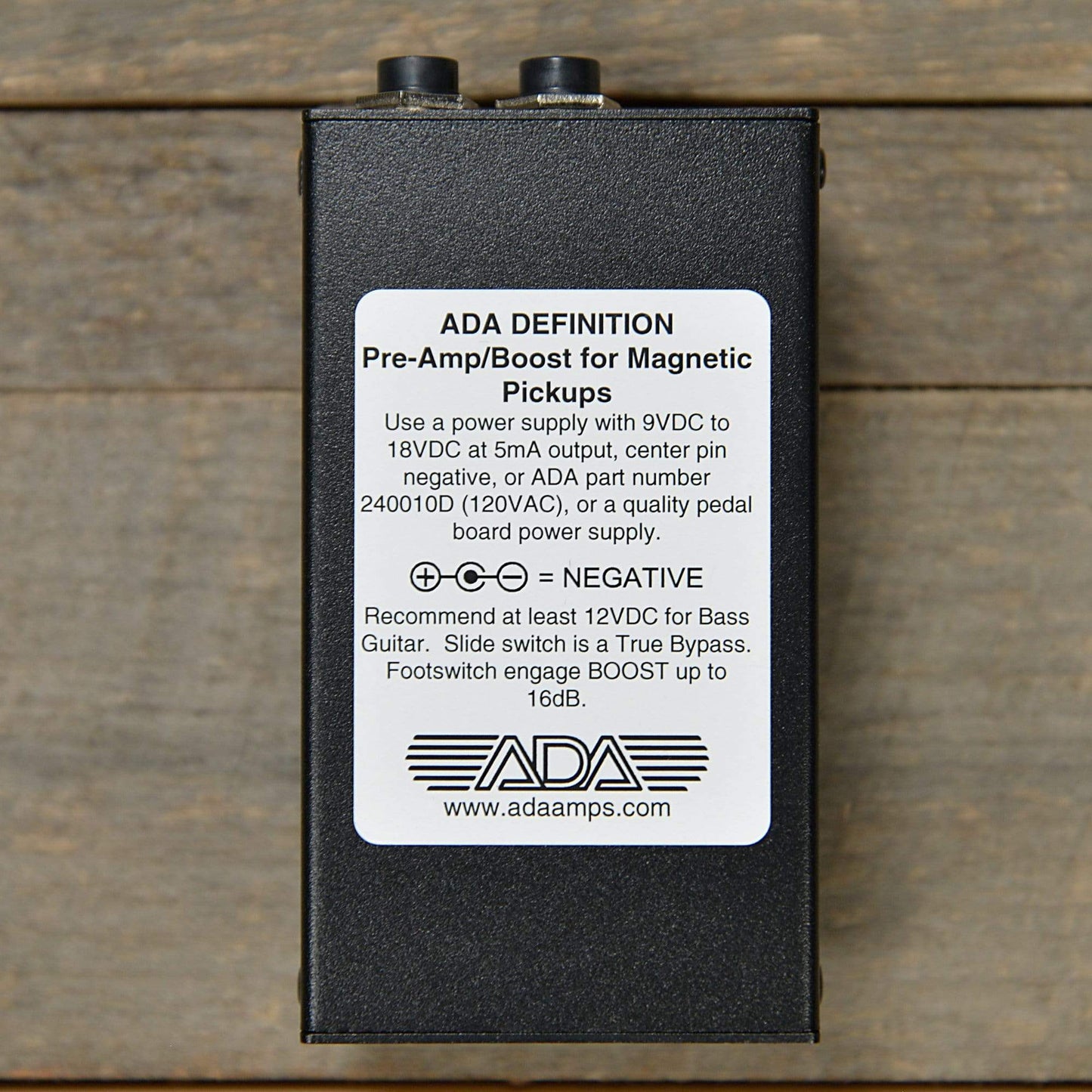 A/DA Definition Pre-Ampilifier Effects and Pedals / Overdrive and Boost