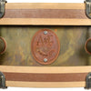 A&F Drum Co. 4x18 Gun Shot Raw Brass Snare Drum w/Floor Tom Legs & Brackets Drums and Percussion / Acoustic Drums / Snare