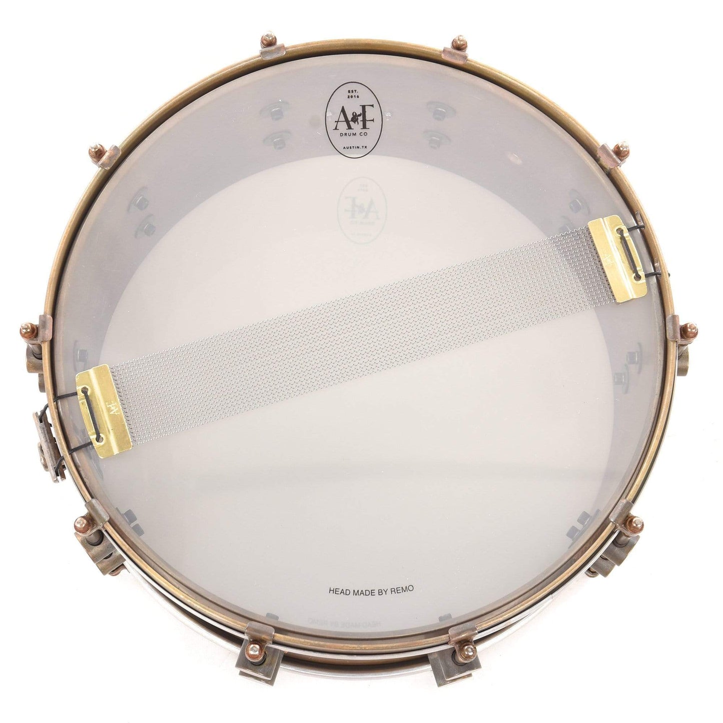 A&F Drum Co. 6.5x14 A&F'ers Raw Bell Brass Snare Drum Drums and Percussion / Acoustic Drums / Snare
