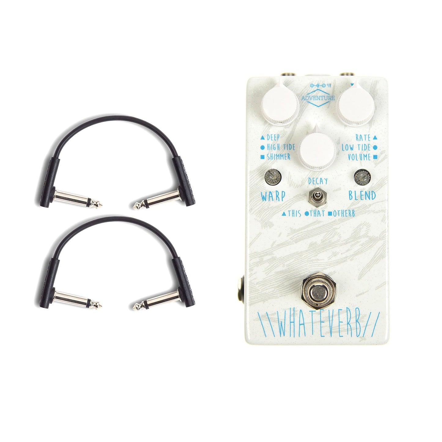 Adventure Audio Whateverb Reverb w/RockBoard Flat Patch Cables Bundle Effects and Pedals / Reverb