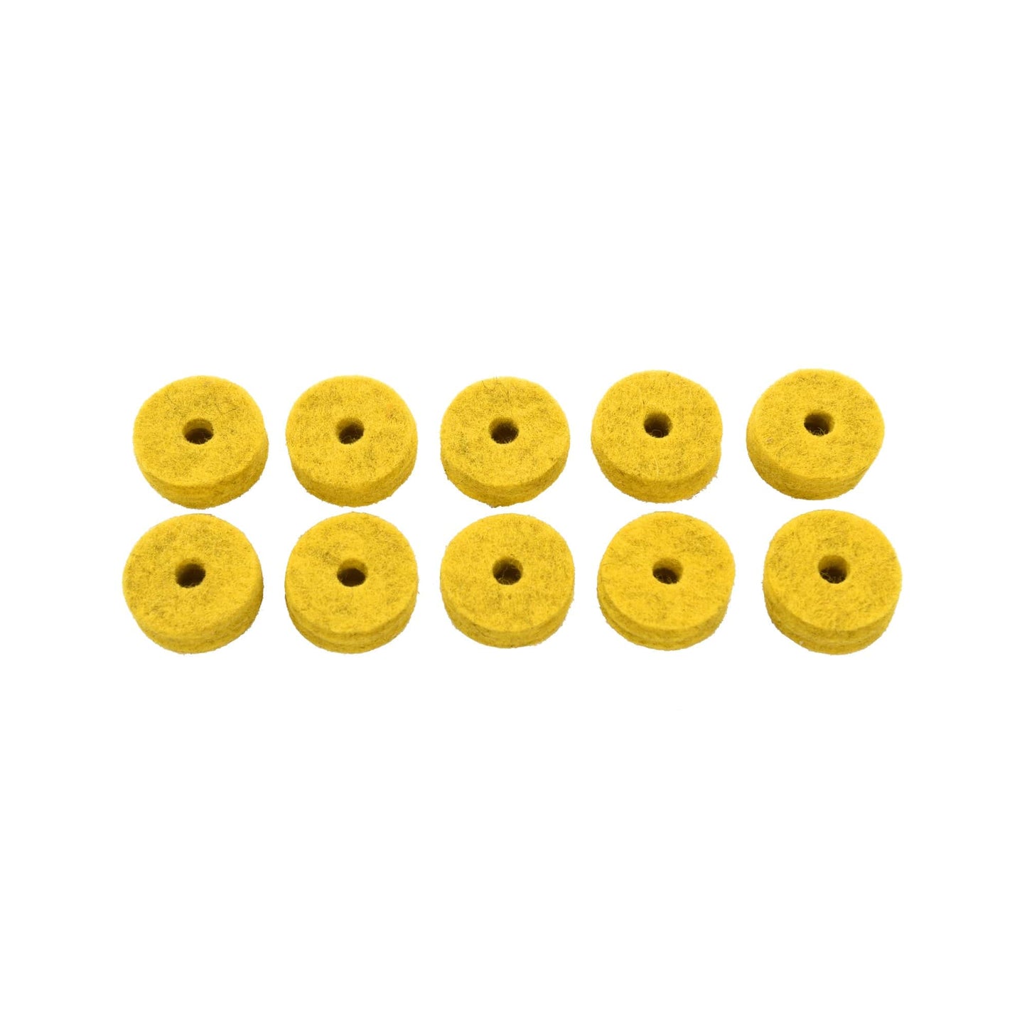 Ahead Wool Cymbal Felt Yellow (10-Pack) Drums and Percussion / Parts and Accessories / Drum Parts