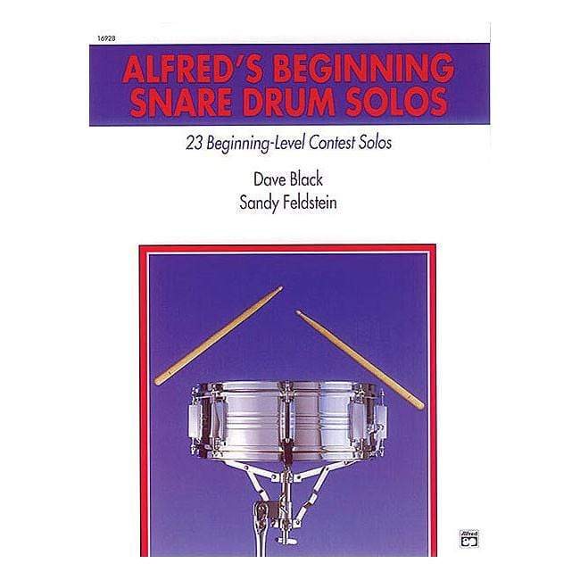 Alfred's Beginning Snare Drum Solos Accessories / Books and DVDs