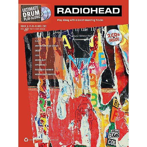 Ultimate Drum Play-along: Radiohead w/CDs Accessories / Books and DVDs