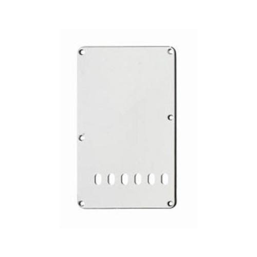 Allparts Spring Cover White 3-Ply Parts