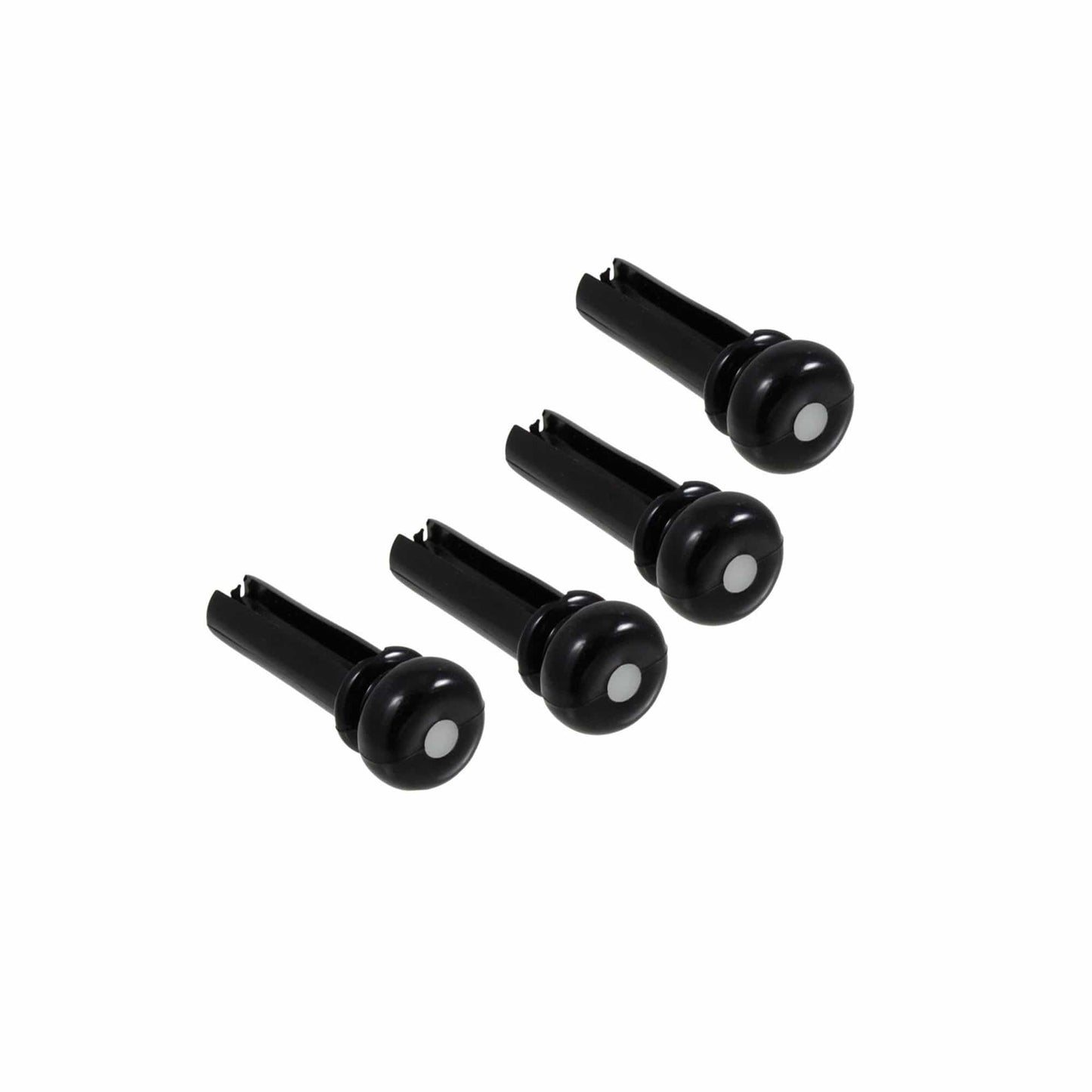 AllPart Slotted Acoustic Bass Bridge Pins Black Parts / Guitar Parts / Bridges