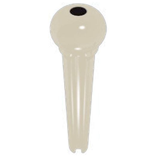 Allparts Bridge Pins (6) Cream Plastic w/Black Dots Parts / Guitar Parts / Bridges