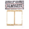 Allparts Humbucker Pickup Rings Flat Slanted - Cream Parts / Guitar Pickups