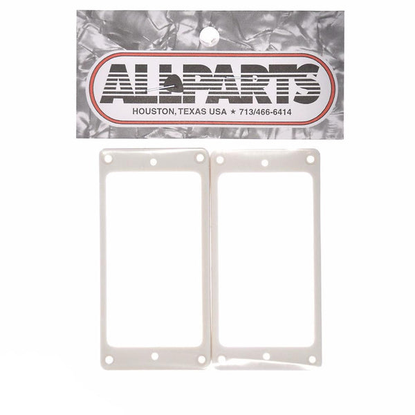 Allparts Humbucker Pickup Rings Flat Slanted White Chicago Music