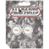 Allparts Tone Knobs - White Parts / Knobs