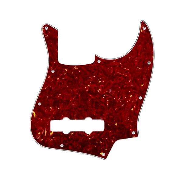 Allparts Jazz Bass Pickguard - Red Tortoise Parts / Pickguards