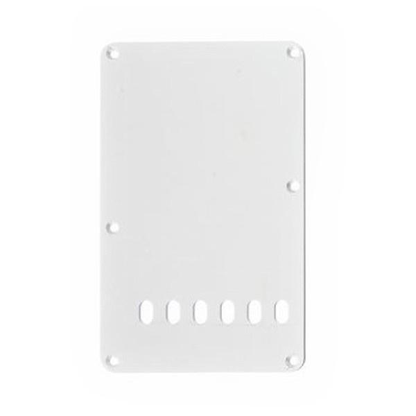 Allparts Spring Cover White 1-Ply Parts / Pickguards