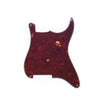 Allparts Stratocaster Pickguard Red Tortoise Shell (Outline Only w/o Holes) Parts / Pickguards