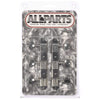 Allparts Deluxe 3x3 Tuners - Nickel Buttons Parts / Tuning Heads